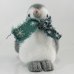 Χριστουγεννιάτικος Διακοσμητικός Πιγκουίνος, με Πράσινο Κασκόλ (25cm)